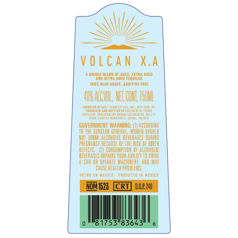 Volcan X.A Tequila